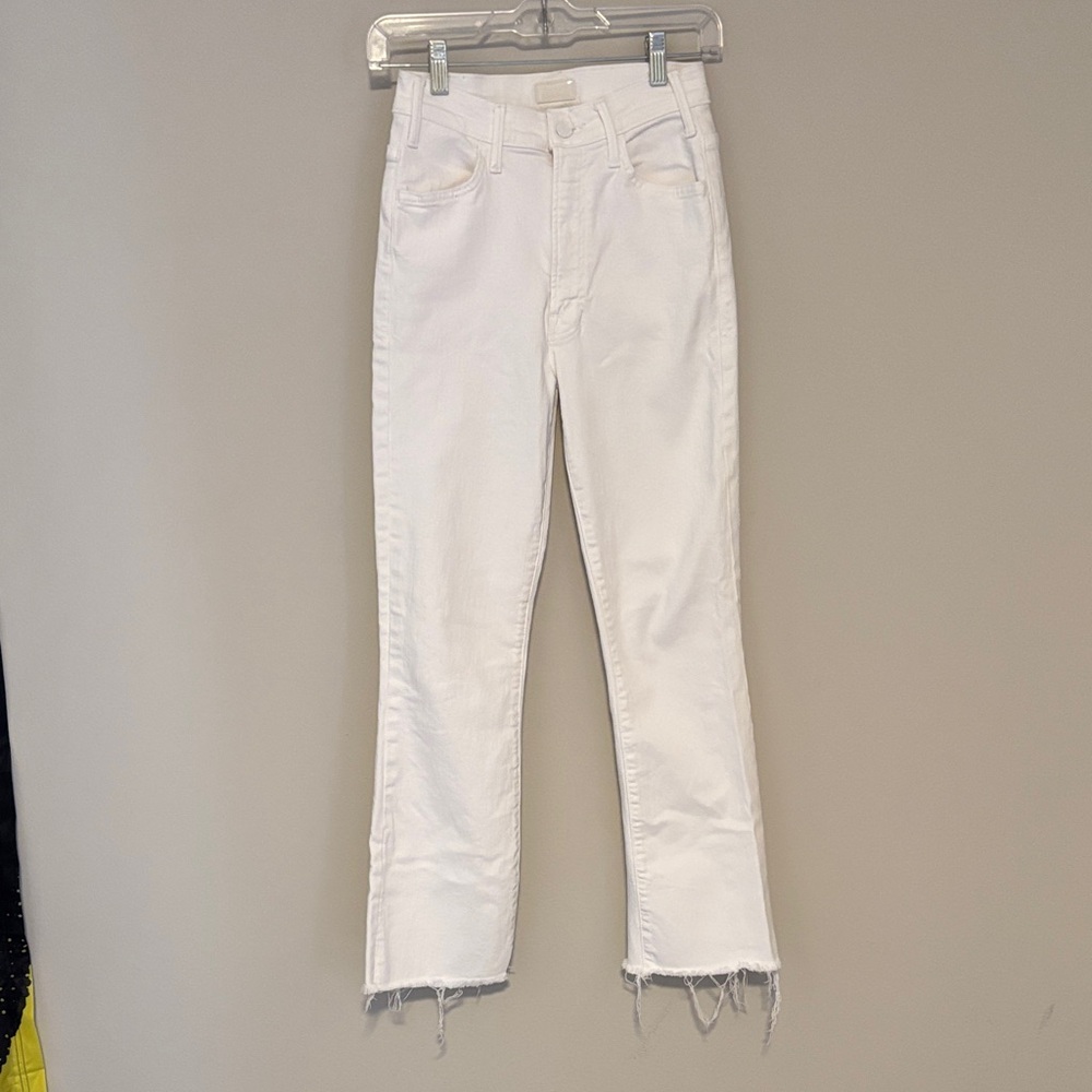 MOTHER the hustler ankle fray in fairest of them all size 26 - Picture 2 of 7